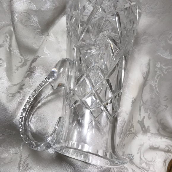 Vintage Cut Crystal Ice Bucket and Cruet - Picture 4 of 5